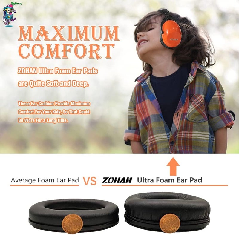 Zohan 030 Kids Noise Cancelling Headphones for Autism Kids Ear Protection - Image 3